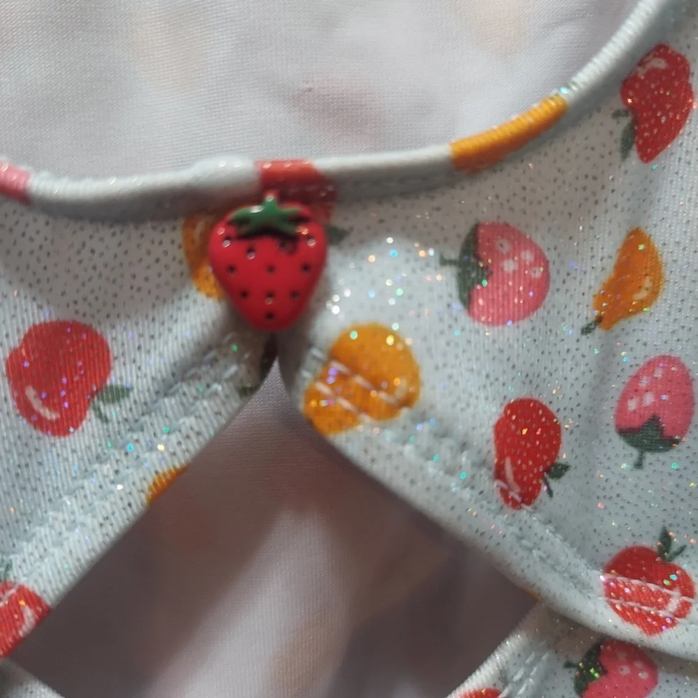 Danskin Girls Unitard Fruits Size Medium